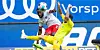 Im Hinspiel erkämpften sich Khaled Narey (l.) und der HSV einen 3:1-Sieg nach einem Pausenrückstand.
