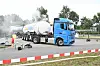 Großeinsatz auf A1 – Lkw verliert hochgiftige Salzsäure