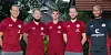 Der neue Mannschaftsrat des FC St. Pauli (v.l.): Daniel Buballa, Marvin Knoll, Philipp Ziereis, Robin Himmelmann, Christopher Avevor.