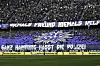Fans des HSV demonstrieren gegen die Polizei