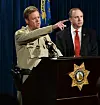 Kevin McMahill, der Sheriff von Las Vegas, bei einer Pressekonferenz
