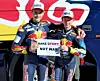 Der Russe Makar Yurchenko und der Ukrainer Mykyta Kalinin