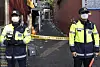 Polizisten in Seoul
