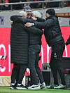 Alexander Blessin jubelt mit Nemeth, Bornemann und van der Jeugt
