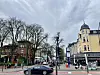 Die Einmündung zur Waitzstraße in Groß Flottbek