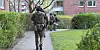 SEK-Kräfte der Hamburger Polizei bei einem Einsatz am Montagmorgen.