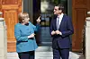Merkel bei ihrem Polen-Besuch
