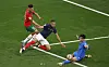 Achraf Dari, Kylian Mbappé und Bono bei der WM 2022