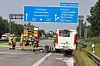 Wohnmobil geht auf Autobahn im Norden in Flammen auf. Insassen retten sich und ihren Hund