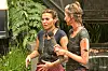 140.000 Tiere für null Sterne: Kim Virginia (l.) und Anya Elsner verließen den „Bäh-Tonmischer“ im RTL-Dschungelcamp ohne Erfolg.