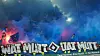 HSV-Fans zeigen eine Choreo mit dem Schriftzug „Wat mutt, dat mutt“