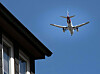 Flugzeug über Hamburg