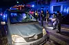 Der Fahrradfahrer prallte in das Auto und wurde lebensgefährlich verletzt.