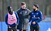 HSV-Trainer Merlin Polzin im Gespräch mit Jean-Luc Dompé und Immanuel Pherai