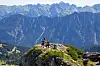 Bergsteiger in den Allgäuer Alpen