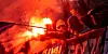 Streitthema seit Jahren: Pyrotechnik im Stadion, wie hier beim Derby HSV gegen St. Pauli.