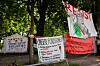 Das pro-palästinensische Protestcamp war als Mahnwache unter dem Motto „Finger weg von Rafah“ am 6. Mai auf der Moorweide errichtet worden.