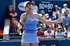Simona Halep auf dem Tennis-Court