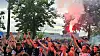 HSV-Fans beim Umzug der Aufstiegsmannschaft