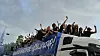 HSV-Frauen auf dem Truck
