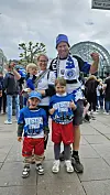 Familie Külper bei der HSV-Party