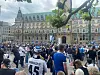 HSV-Fans auf dem Rathausmarkt