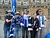 Gruppe von HSV-Fans
