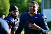 Sea-Devils-Quarterback Ceesay lacht im Training