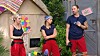 Ariel (l) möchte nicht mit Eva Benetatou und Gil Ofarim zur Dschungelprüfung 'Kotzella-Festival' antreten.