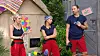 Ariel (l) möchte nicht mit Eva Benetatou und Gil Ofarim zur Dschungelprüfung 'Kotzella-Festival' antreten.