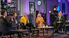 Umstrittener ARD-Talk: Moderator Steffen Hallaschka mit seinen Gästen Jürgen Milski, Micky Beisenherz, Janine Kunze und Thomas Gottschalk (von links).