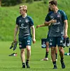 Mats Möller Daehli und James Lawrence im St. Pauli-Training