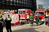 Einsatzkräfte am Hamburger Hauptbahnhof. Bei einem Messerangriff wurden mindestens 17 Menschen verletzt.