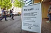 Schild vor C&A