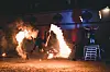 Akrobatik beim Winterspektakel