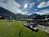 Das Hotel Franks in Oberstdorf bietet reichlich Platz für ein herbstliches Sonnenbad.