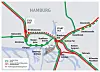 Der neue S-Bahn Tunnel soll zwischen Hamburg Hauptbahnhof und dem neuen Fernbahnhof in Diebsteich gebaut werden.