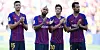 Arturo Vidal (2. von links) spielt in den Planungen des FC Barcelona keine Rolle mehr.