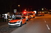 Die Rettungskräfte sind im Einsatz.