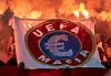 Ein Banner der Crystal-Palace Fans