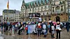 Protest vor dem Rathaus