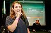 Annika Rittmann, auf der Wahlparty der Initiatoren des Zukunftsentscheids