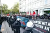 Die Anhänger der linken Szene zogen von der Roten Flora aus durch das Schanzenviertel.