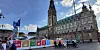 Auf dem Rathausmarkt ist die zwölfte Hamburger Klimawoche in vollem Gange. Am Freitag lockte ein Gespräch zwischen drei bekannten Experten zahlreiche Zuschauer.