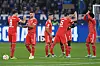 Die Bayern-Spieler beim Spiel gegen Schalke 04.
