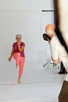 Erika Rischko (82) posiert sportlich vor der Kamera.