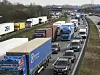 Stau auf der A1 (Archivbild)