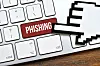 Eine Tastatur auf der das Wort 'Phishing' steht