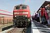 Der Bahnhof in Burg auf Fehmarn.