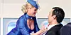 Helene Fischer spielt 2012 beim „Frühlingsfest der Überraschungen” einen Rudi-Carrell-Sketch, als eine Stewardess. Neben ihr ist Schauspieler Erol Sander.
